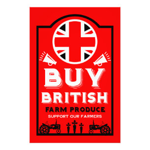 British Farming Support Photo Print