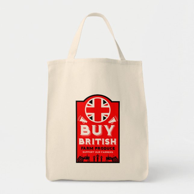 British Farming Support Tote Bag (Front)