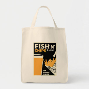 British Fish And Chips       Tote Bag