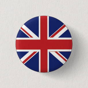 British Flag 3 Cm Round Badge
