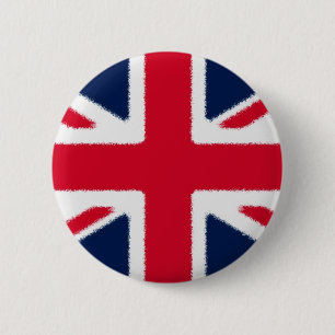 British Flag 6 Cm Round Badge