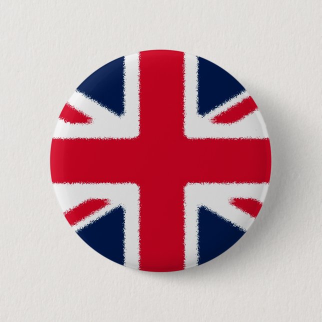 British Flag 6 Cm Round Badge (Front)