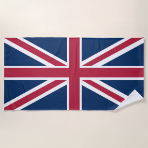 British flag beach towel