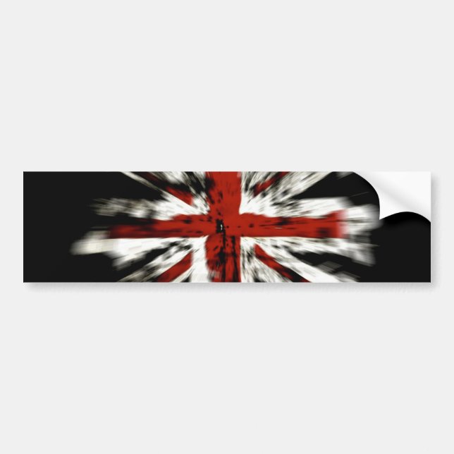 British Flag Bumper Sticker (Front)