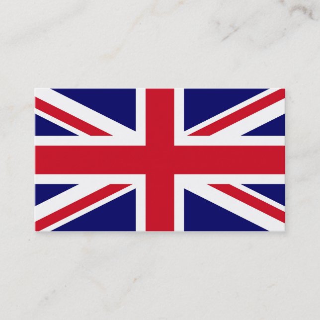 British Flag Business Card (Front)