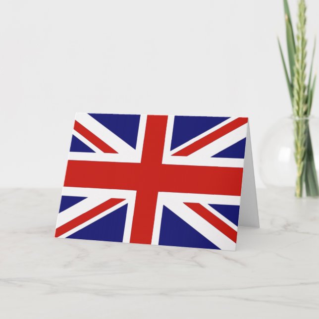 British flag card (Front)