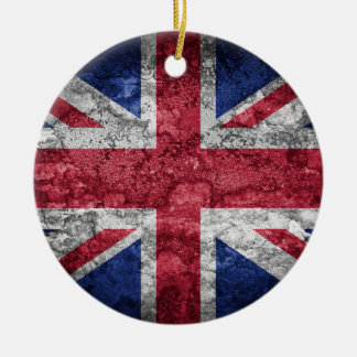 British flag. ceramic tree decoration