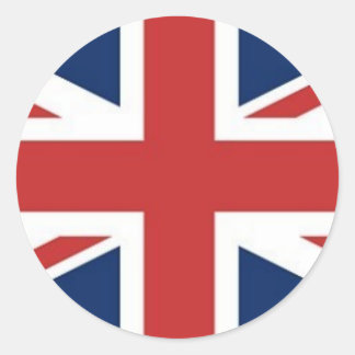British Flag Classic Round Sticker