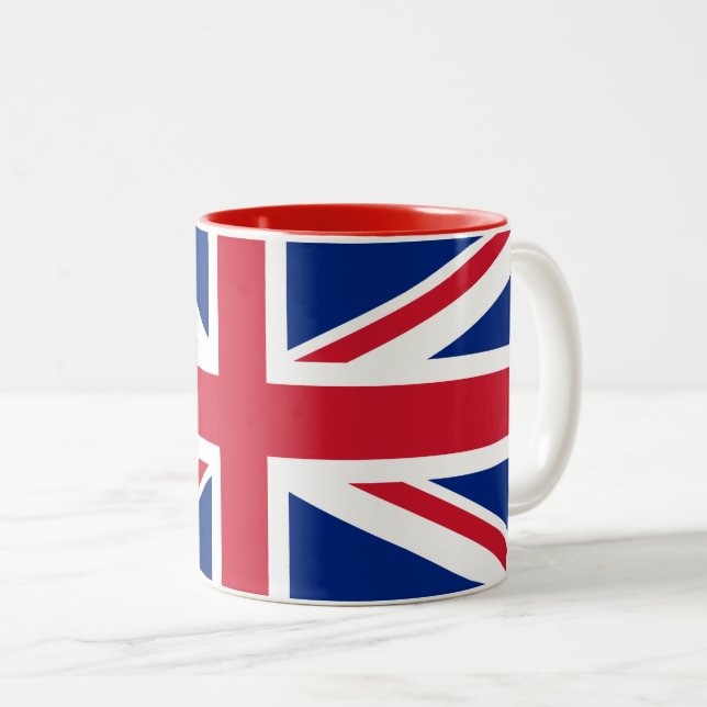 British Flag Coffee Mug (Front Right)