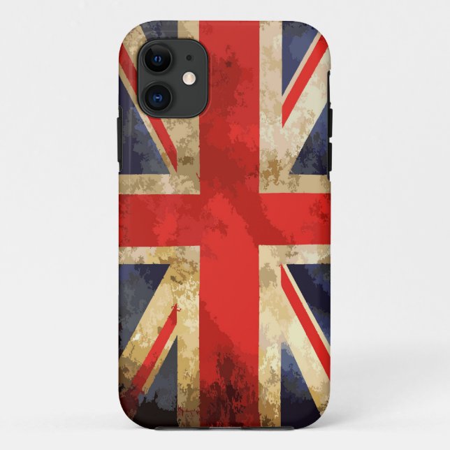 British Flag Design Case-Mate iPhone Case (Back)