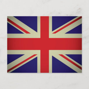British flag design postcard