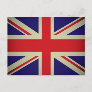 British flag design postcard