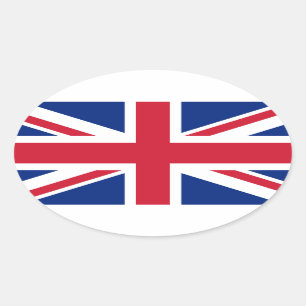 British Flag, Flag of Northern Ireland Oval Sticker