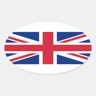 British Flag, Flag of Northern Ireland Oval Sticker