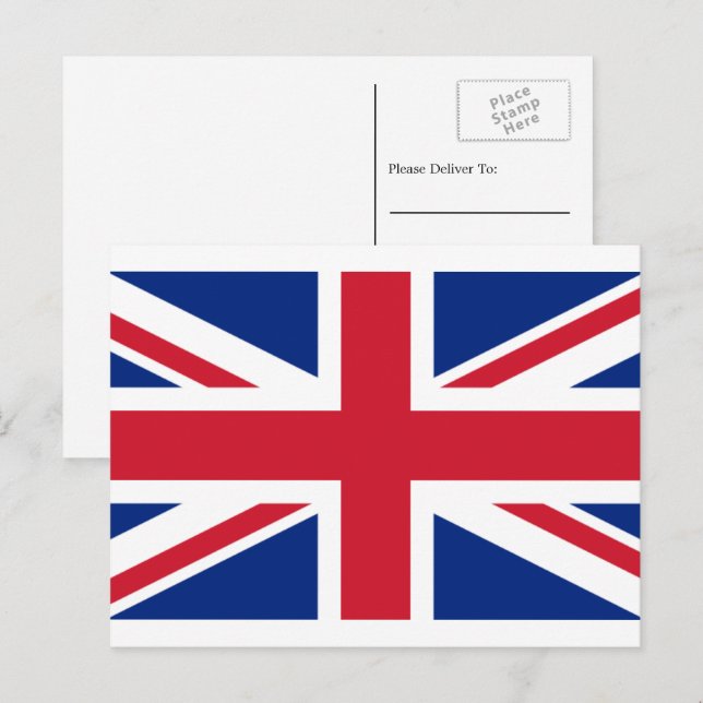 British Flag, Flag of Northern Ireland Postcard (Front/Back)