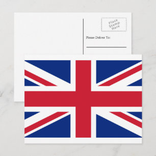 British Flag, Flag of Northern Ireland Postcard