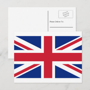British Flag, Flag of United Kingdom Postcard
