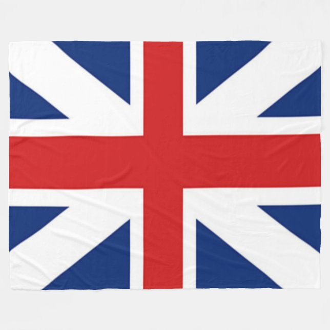 BRITISH FLAG FLEECE BLANKET (Front (Horizontal))