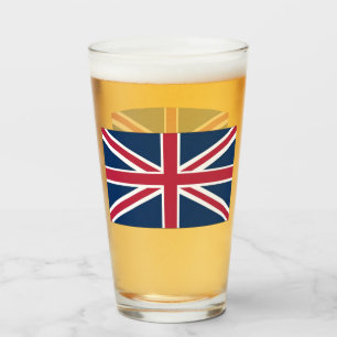 British flag glass