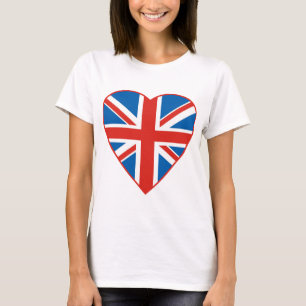British Flag Heart T-Shirt