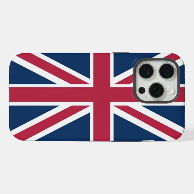 British flag iPhone case (Back Horizontal)