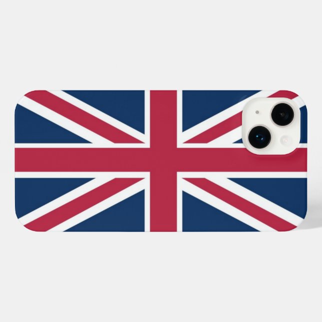 British flag iPhone case (Back Horizontal)