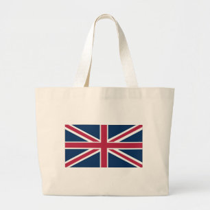 British flag large tote bag