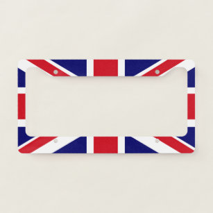 "British Flag" License Plate Licence Plate Frame