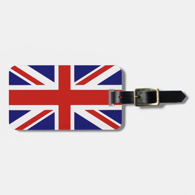 British flag luggage tag (Front Horizontal)