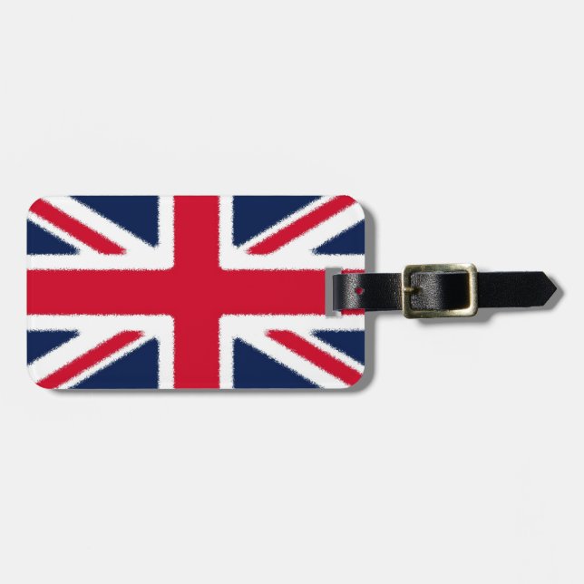 British Flag Luggage Tag (Front Horizontal)