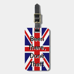 British flag luggage tag Been there done that!