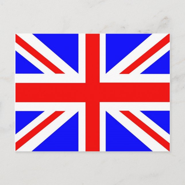 British flag merchandise postcard (Front)