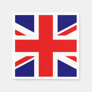 British flag napkin
