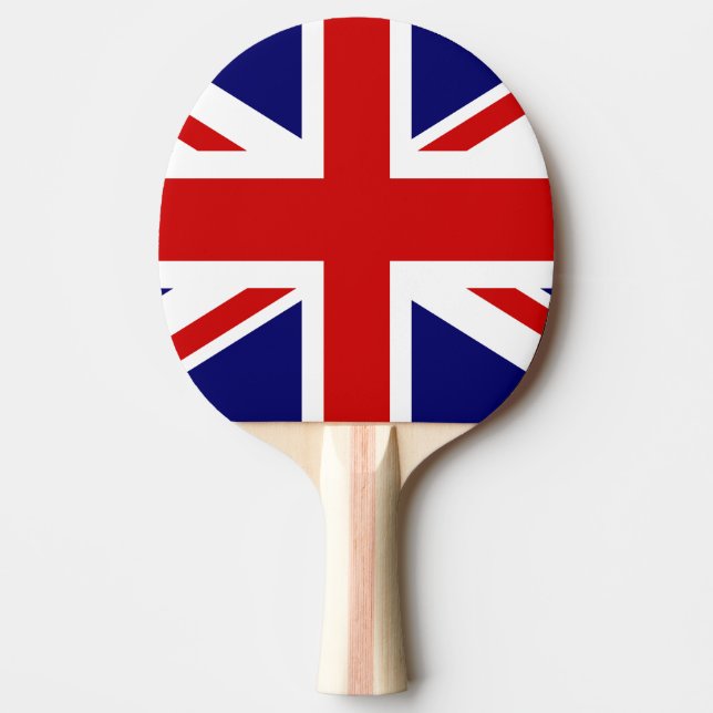 British flag ping pong paddle for table tennis (Front)