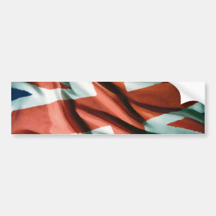 British Flag Pop Art Bumper Sticker