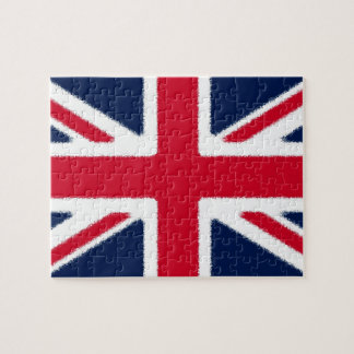 British Flag Pop Art European Travel Jigsaw Puzzle
