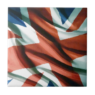 British Flag Pop Art Tile