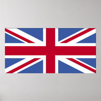 British Flag Poster