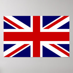 British flag poster   Union jack design