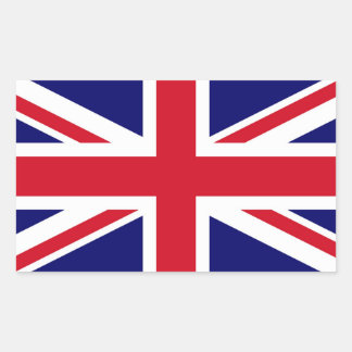 British Flag Rectangular Sticker