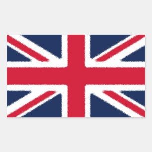 British Flag Rectangular Sticker