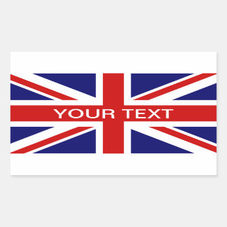 British flag stickers | personalizable union jack