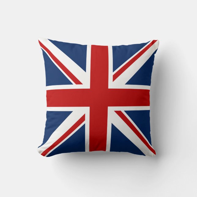 British Flag Throw Pillow (Front)