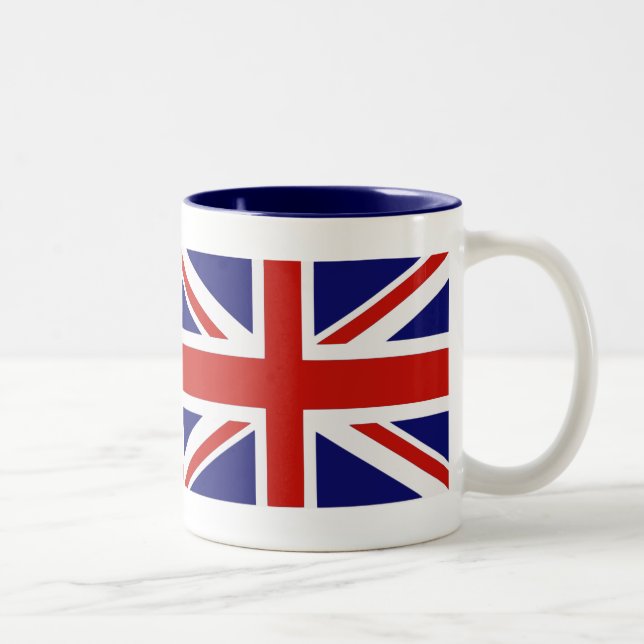 British flag Two-Tone coffee mug (Right)