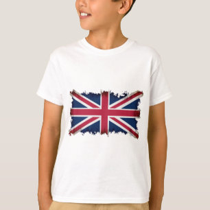 British Flag, Union Jack, Patriotic Grunge T-Shirt