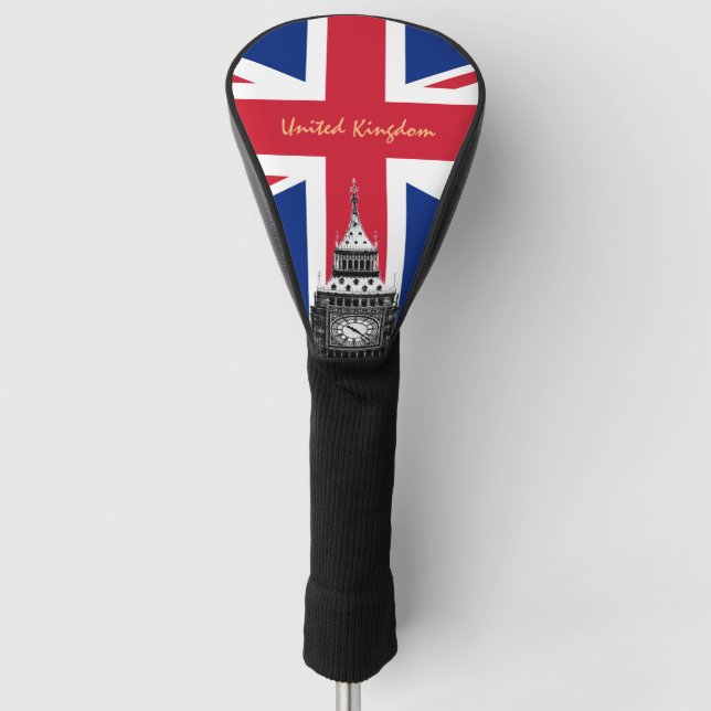 British Flag & United Kingdom Golf Clubs Covers UK (Front)