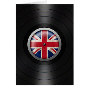 British Flag Vinyl Record Album Graphic