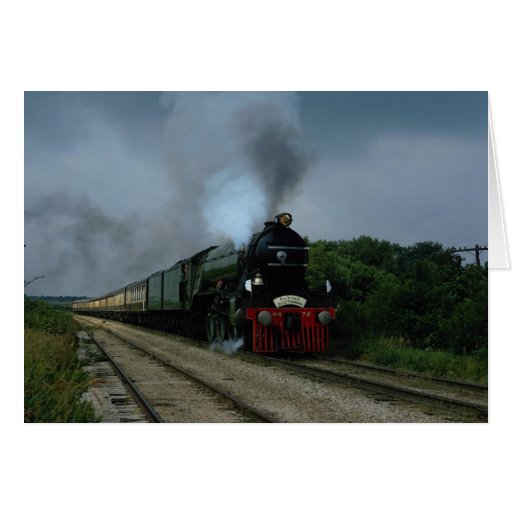 Image of British "Flying Scotsman" on tour near Parsons, KS