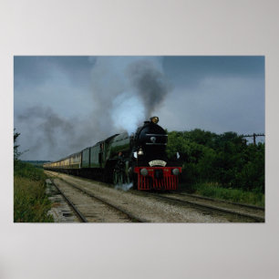 British "Flying Scotsman" on tour near Parsons, KS Poster
