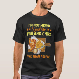 British Food Fish And Chips Streetfood Funny T-Shirt